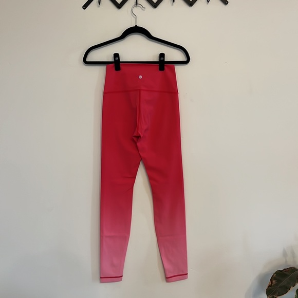 RARE Lululemon Wunder Under High Rise Ombré Tight 28" - in Ombre Fuchsia Pink - Picture 4 of 5
